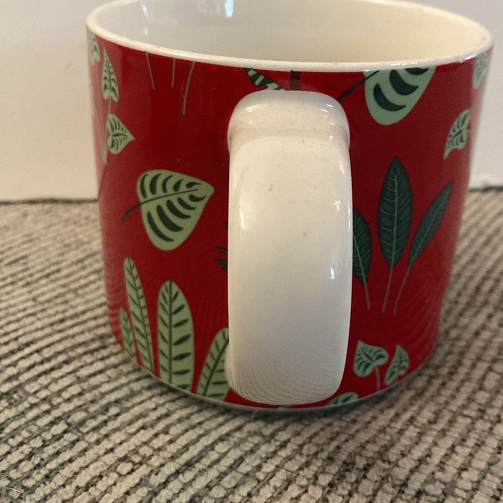 Coco + Lola leopard mug tropical vibes 14 ounces - Picture 7 of 10